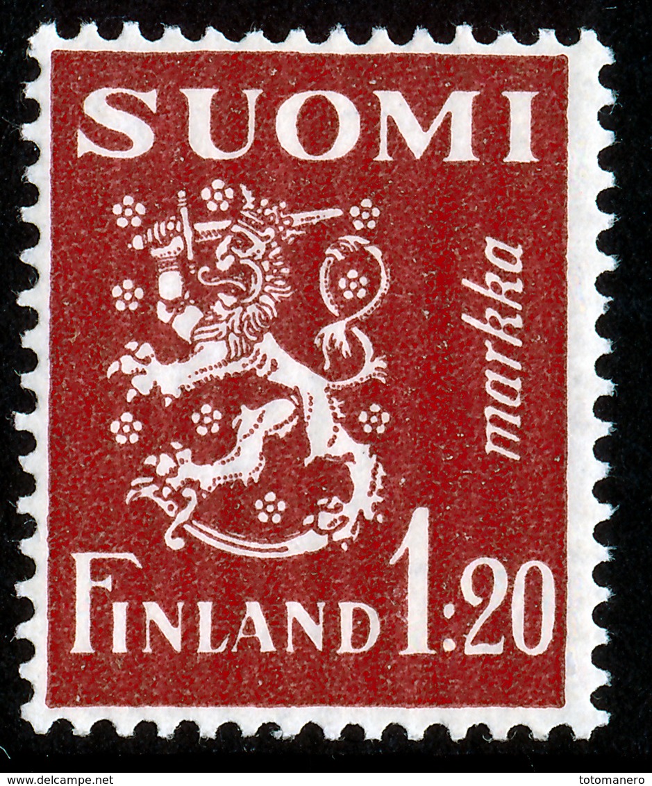 FINLAND 1930-1952 Definitive II Lion Type M/30, MI 151** - Nuovi
