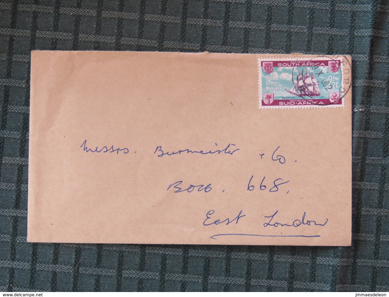 South Africa 1962 Cover Local To East London - Ships - Postzegelboekjes