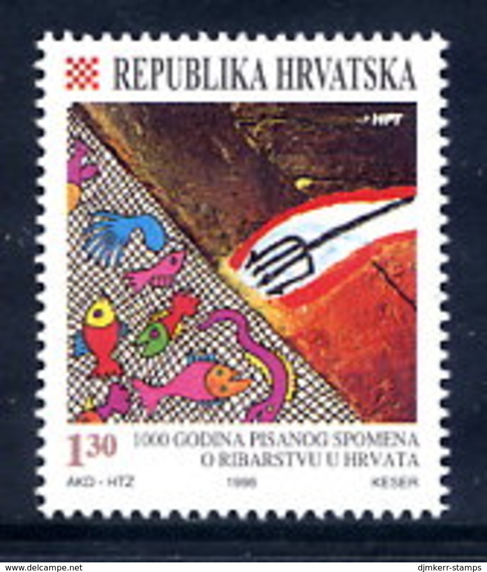 CROATIA 1996 Millenary Of Sea Fishing  MNH / **.  Michel 391 - Kroatien