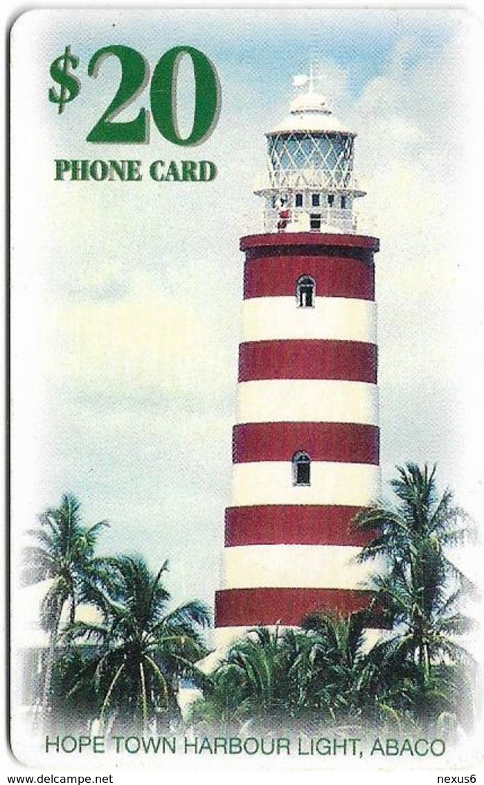 Bahamas - Batelco - Harbour Lighthouse, 1999, Chip Gem1A Symmetric Black, 20$, Mint (check Photos!) - Bahamas