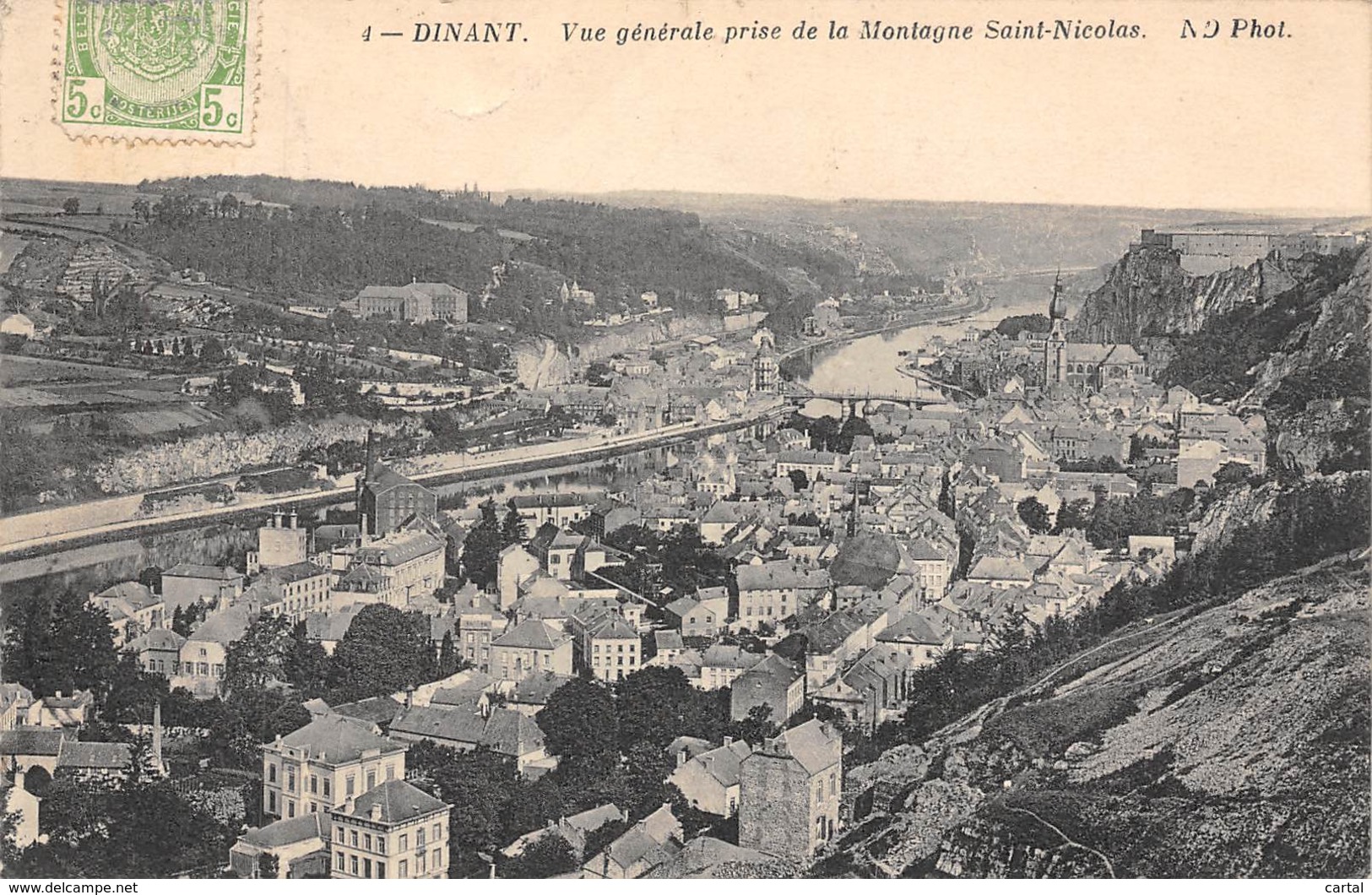 DINANT - Vue Générale Prise De La Montagne Saint-Nicolas - Dinant