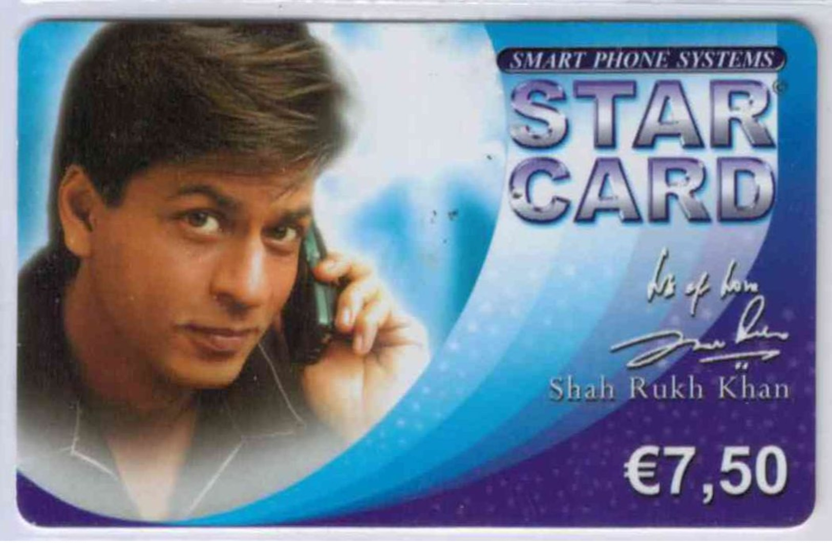 STAR CARD  - Voice Telecom - Shah Rukh Khan - € 7,50 -  Voir Scans - Autres & Non Classés