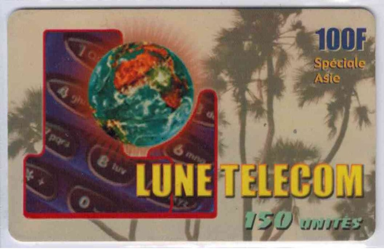 LUNE TELECOM  - Spéciale Asie - 100 F -  Voir Scans - Autres & Non Classés