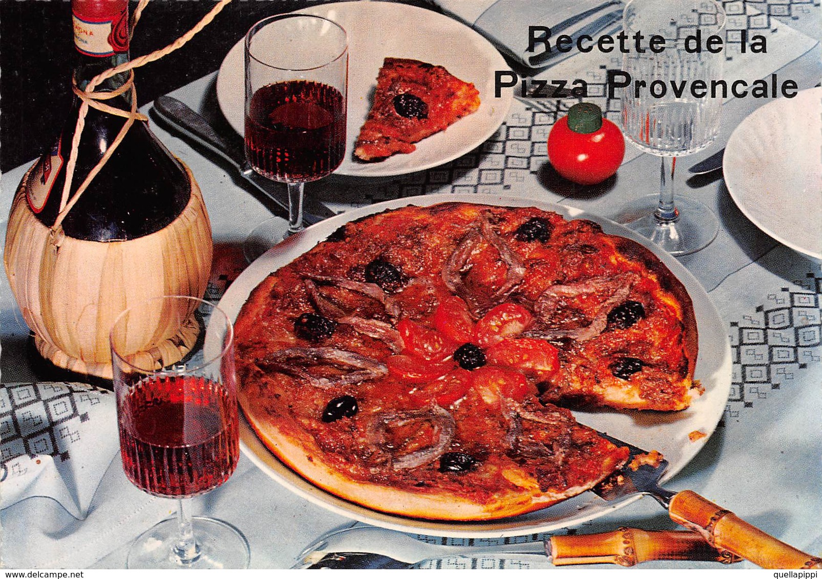 09466 "RECETTE DE LA PIZZA PROVENCALE - EMILIE BERNARD"  RICETTA N° 12.  CART NON SPED - Ricette Di Cucina