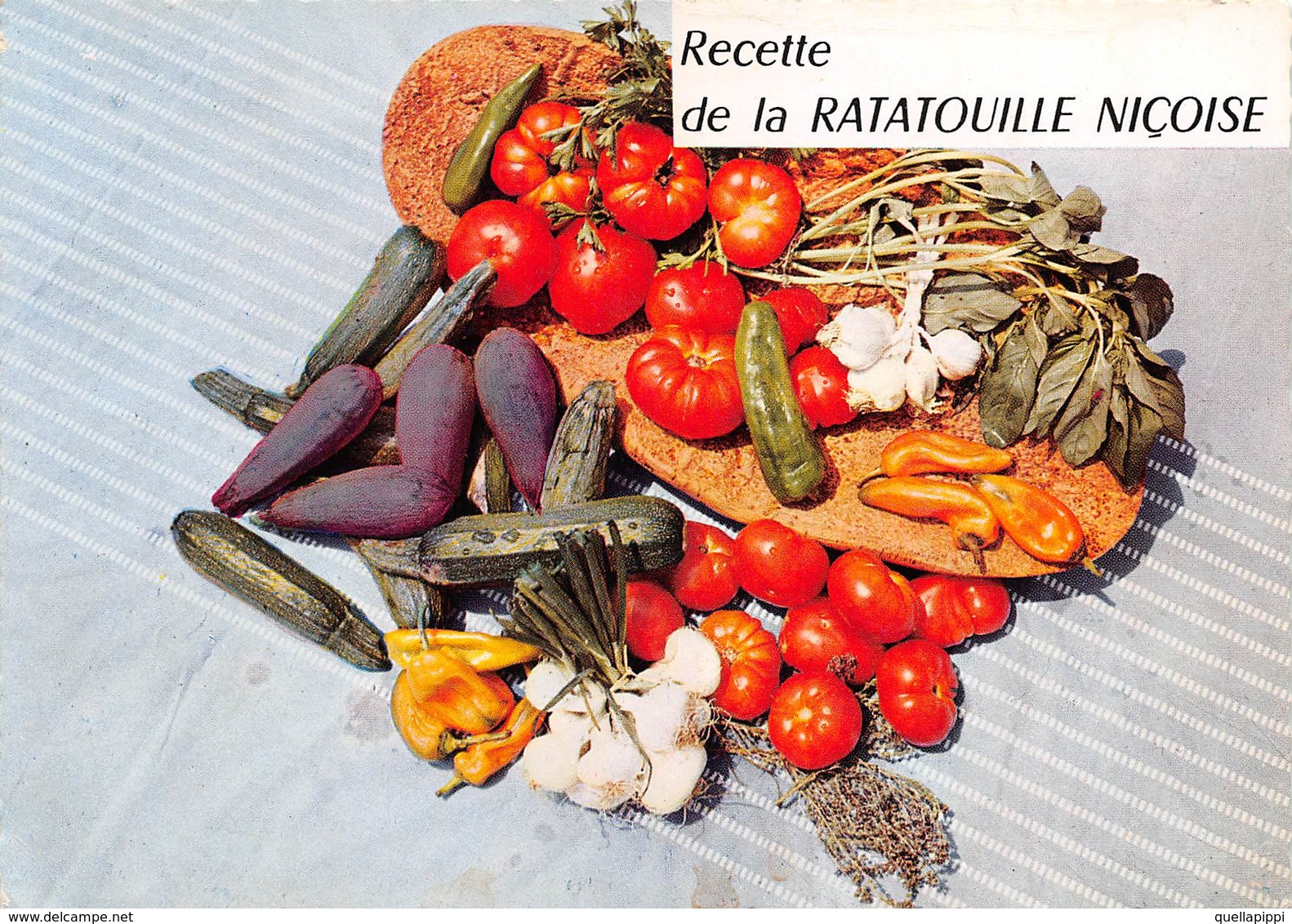 09469 "RECETTE DE LA RATATOUILLE NICOISE - EMILIE BERNARD"  RICETTA N° 4.  CART NON SPED - Ricette Di Cucina