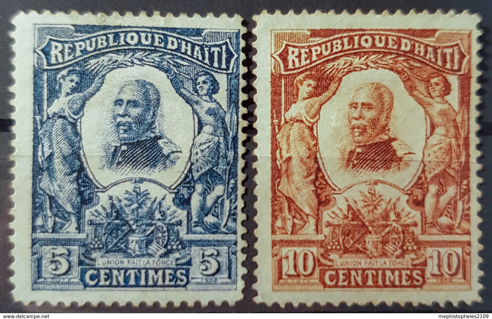 HAITI 1904 - MLH - Sc# 98, 99 - 5c 10c - Haiti