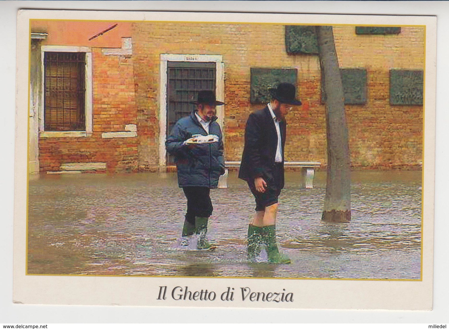 CC 157 / ITALIE , ITALIA  /  VENEZIA , VENISE   /     IL  GHETTO  ( Acqua Alta , Hautes Eaux , High Water ), JUDAïCA - Venezia