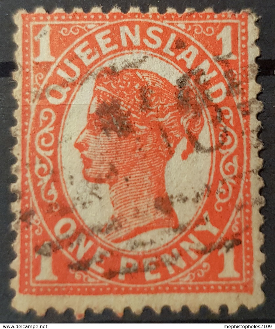 QUEENSLAND - Canceled - Sc# 113 -1p - Used Stamps