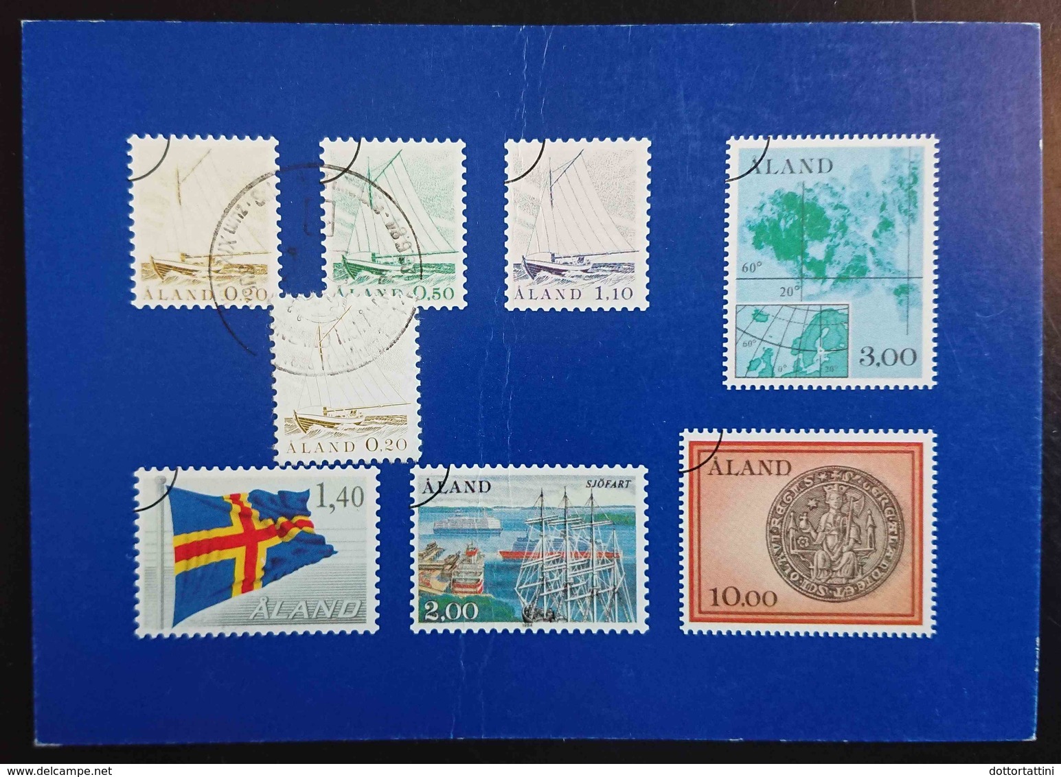 ALAND / Stamps / Finland 1984 - Francobolli (rappresentazioni)