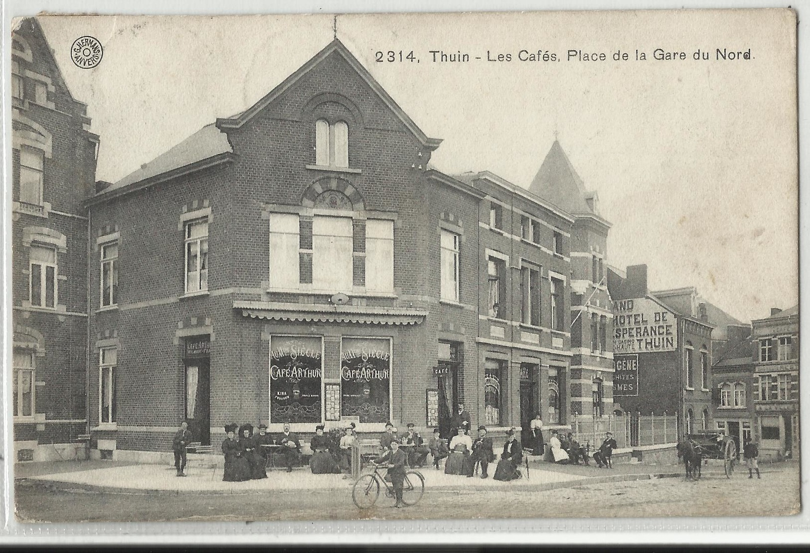 THUIN - Les Cafés - Place De La Gare Du Nord - Thuin