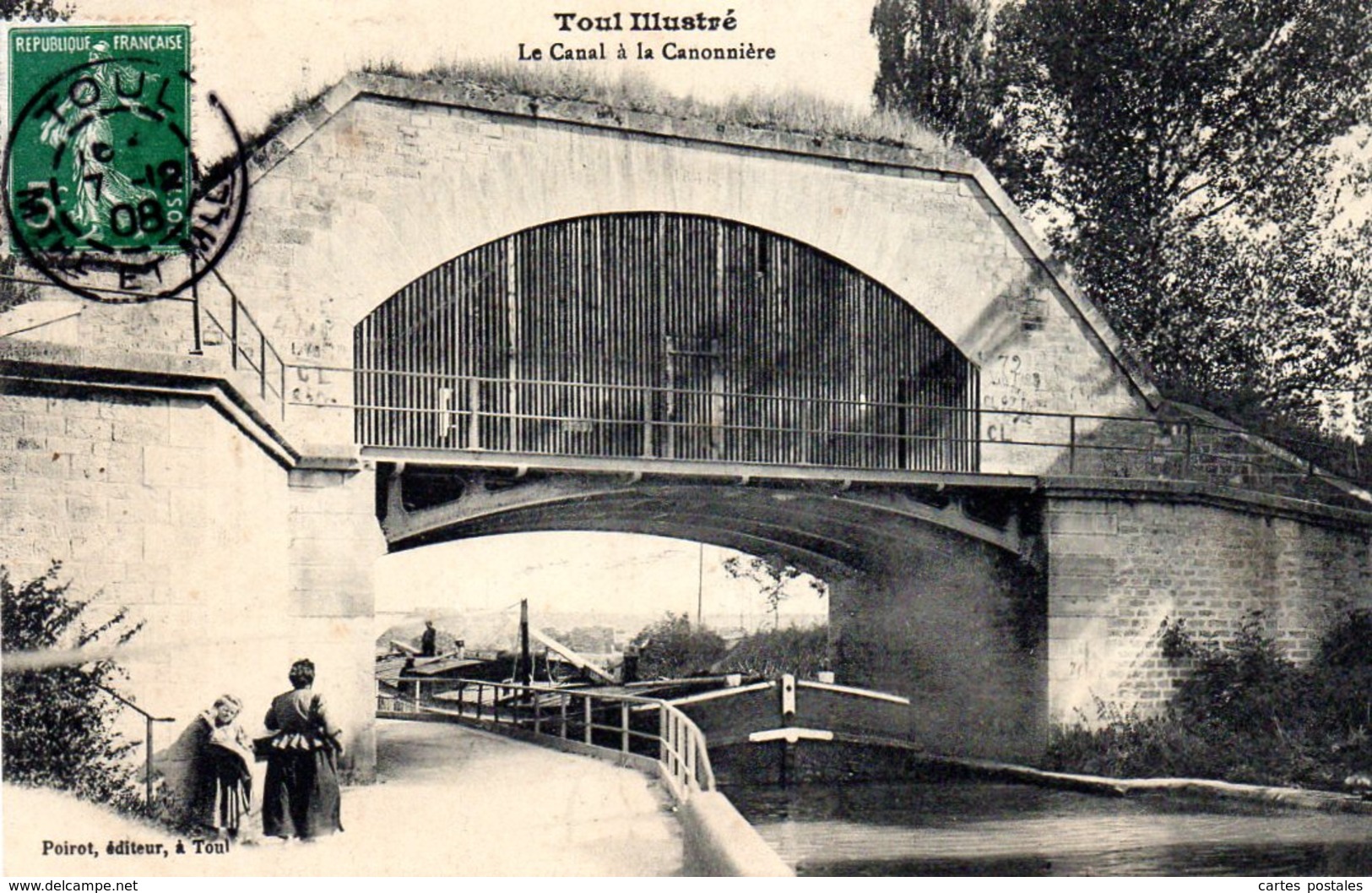 TOUL Le Canal Et La Canonnière - Toul