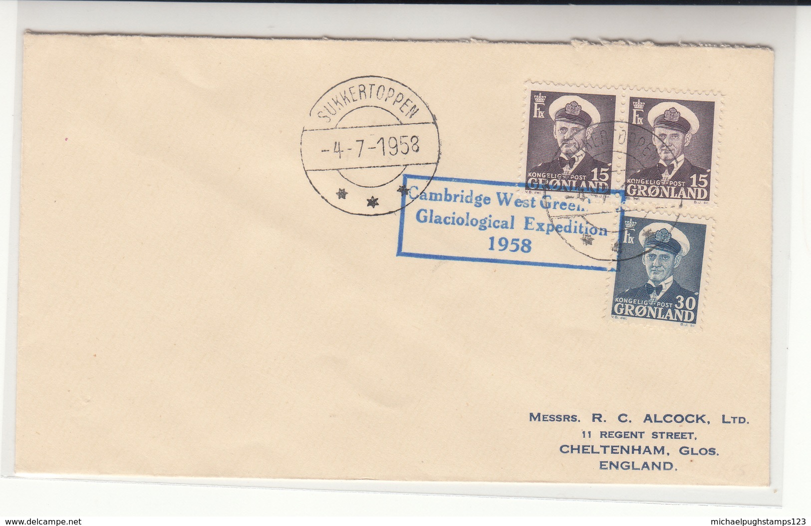 Greenland / Glaciers / 1958 Cambridge University Expedition / Postmarks - Other & Unclassified