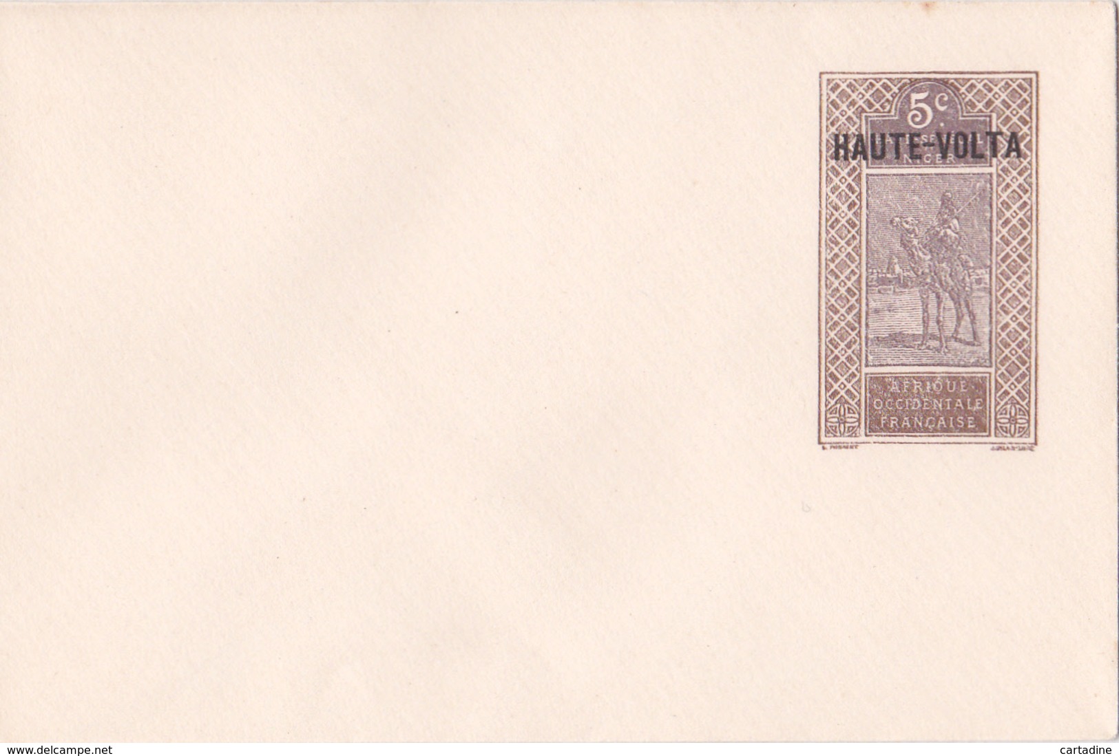 Entier  Postal Stationery - Afrique Occidentale Française - Haute Volta - Enveloppe Petit Format - Unused Stamps