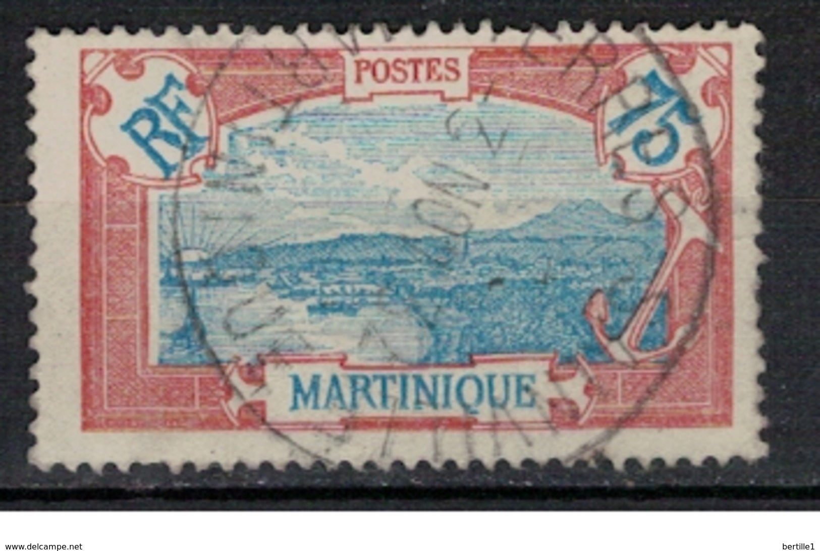 MARTINIQUE               N°     YVERT    123   ( 2 )    OBLITERE       ( Ob  5/17 ) - Gebraucht