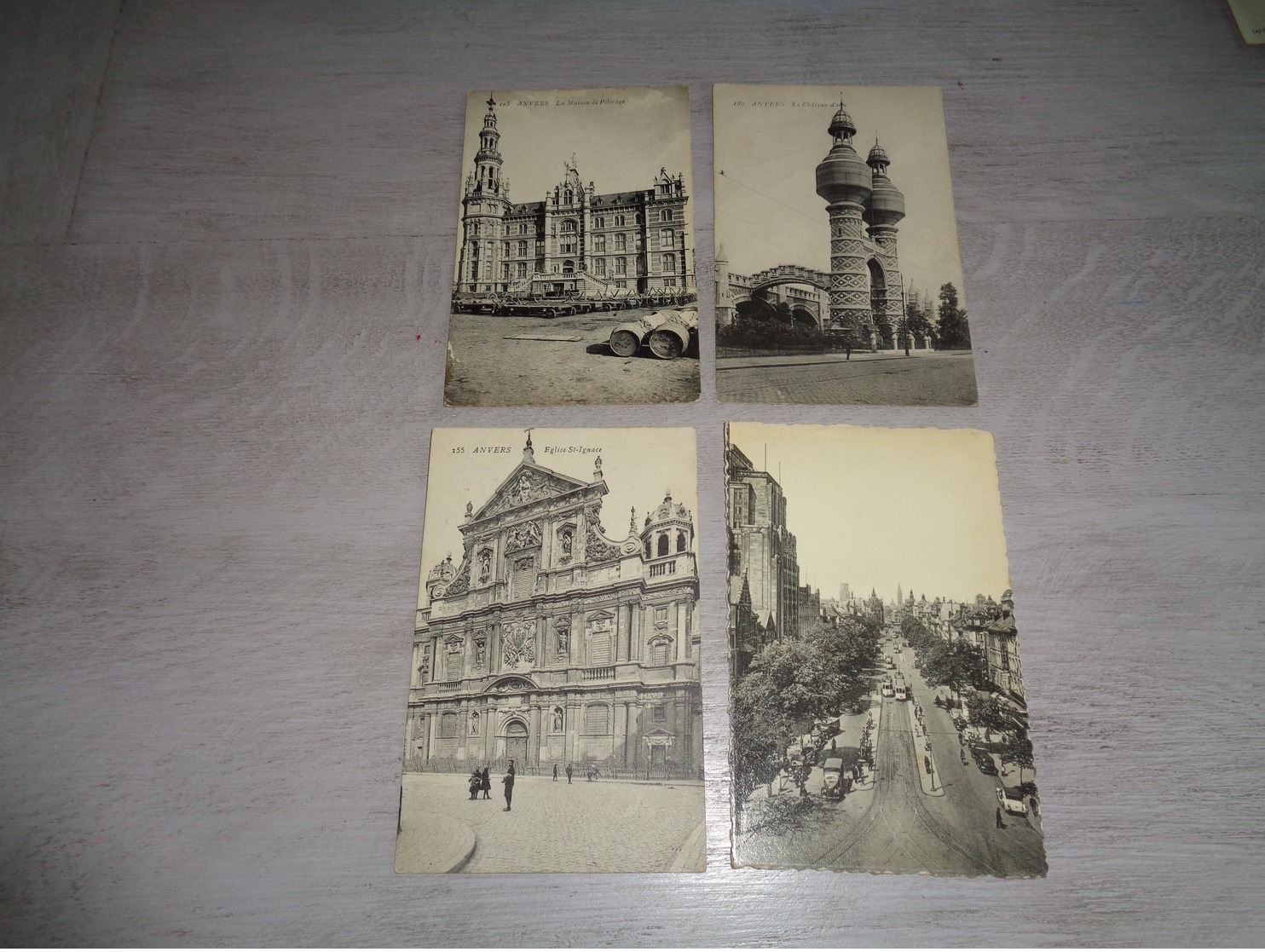 Beau lot de 60 cartes postales de Belgique  Anvers      Mooi lot van 60 postkaarten van België  Antwerpen - 60 scans