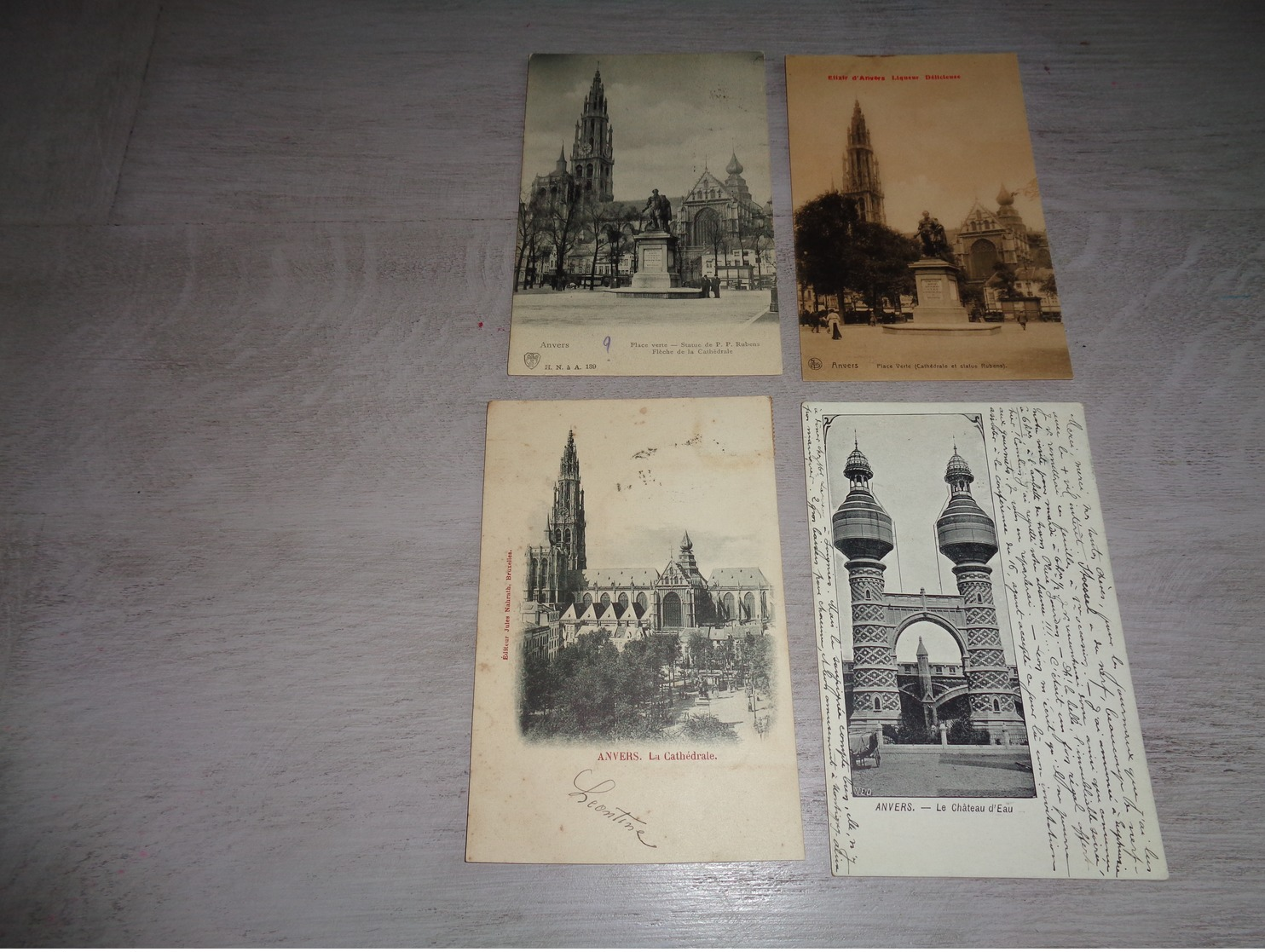 Beau lot de 60 cartes postales de Belgique  Anvers      Mooi lot van 60 postkaarten van België  Antwerpen - 60 scans