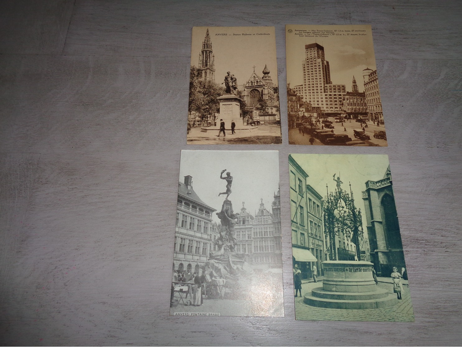 Beau lot de 60 cartes postales de Belgique  Anvers      Mooi lot van 60 postkaarten van België  Antwerpen - 60 scans