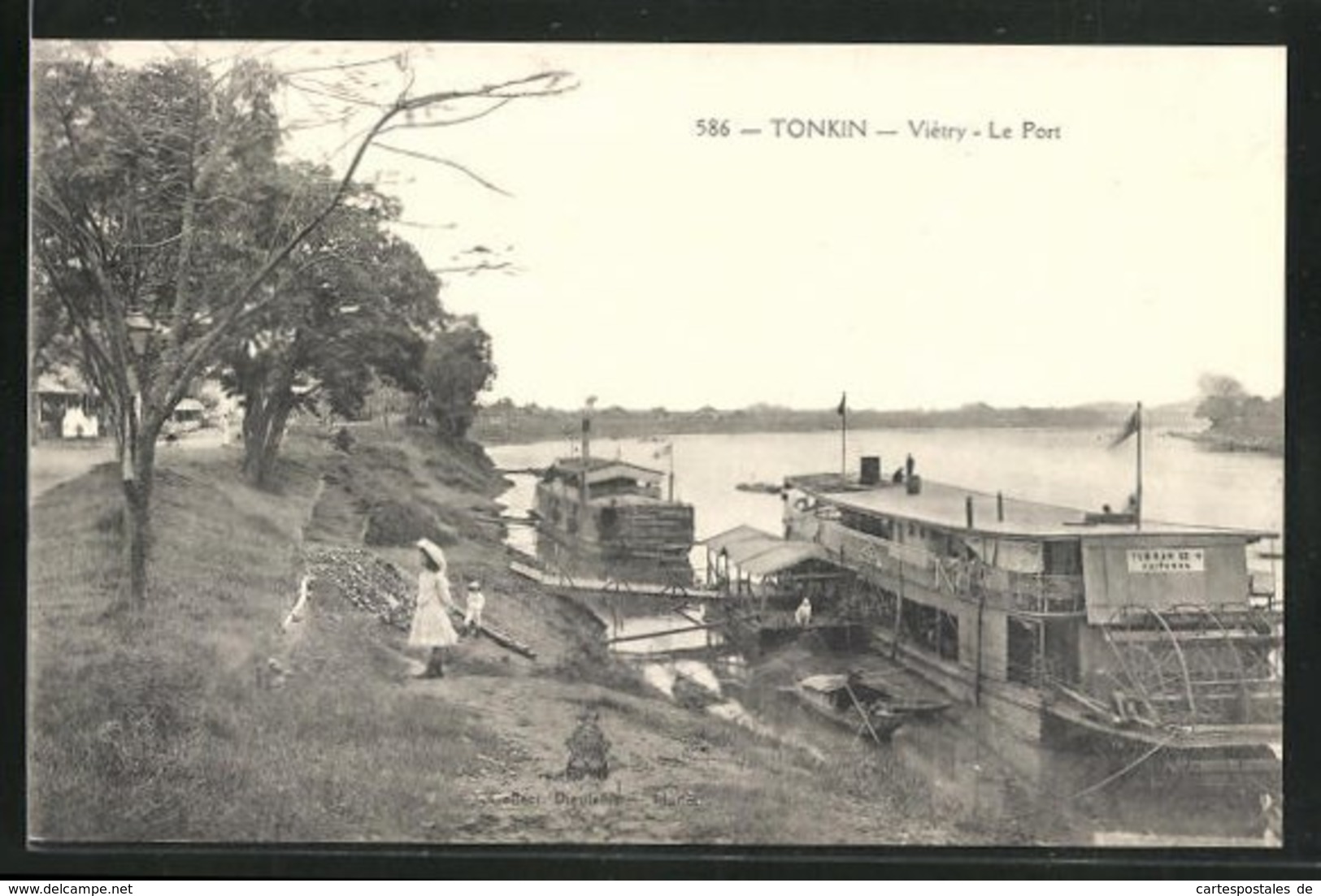 AK Viétry, Le Port, Hafen - Vietnam