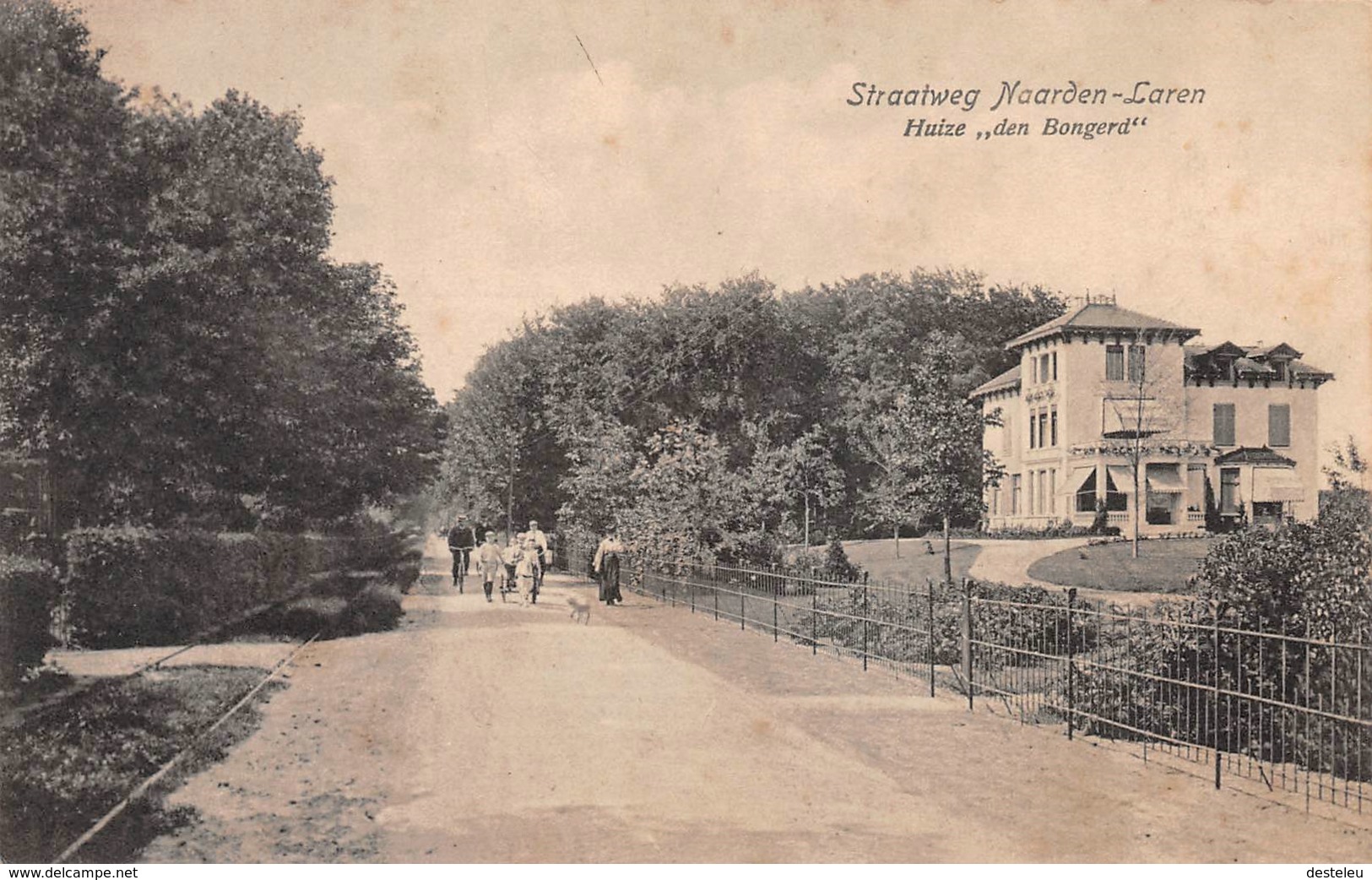 Straatweg Naarden-laren - Huize "den Bongerd" - Laren (NH)