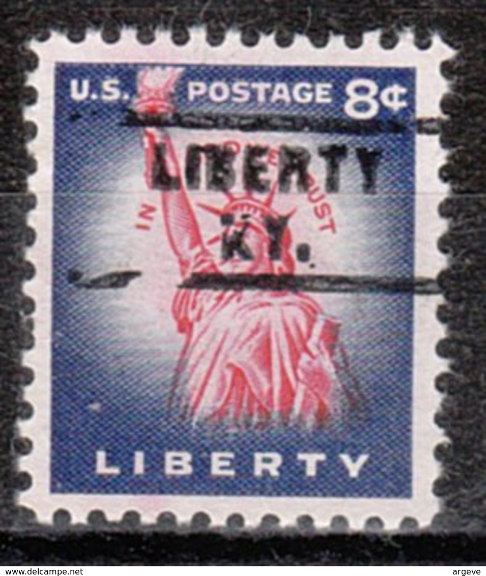 USA Precancel Vorausentwertung Preo, Locals Kentucky, Liberty 743 - Preobliterati