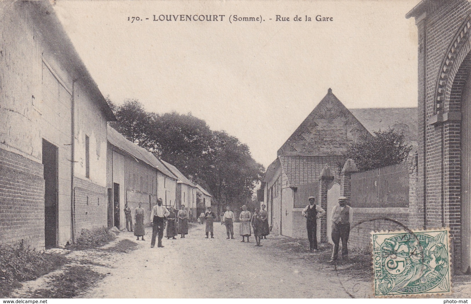 LOUVENCOURT   Rue De La Gare....507 - Altri & Non Classificati