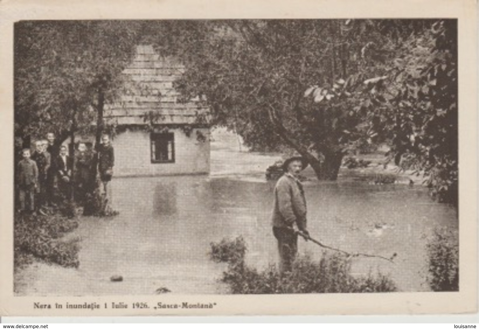 19 / 8 / 448. -  SASCA - MONTANA -  INNONDATION  DE JUILLET. 1926. - - Roumanie