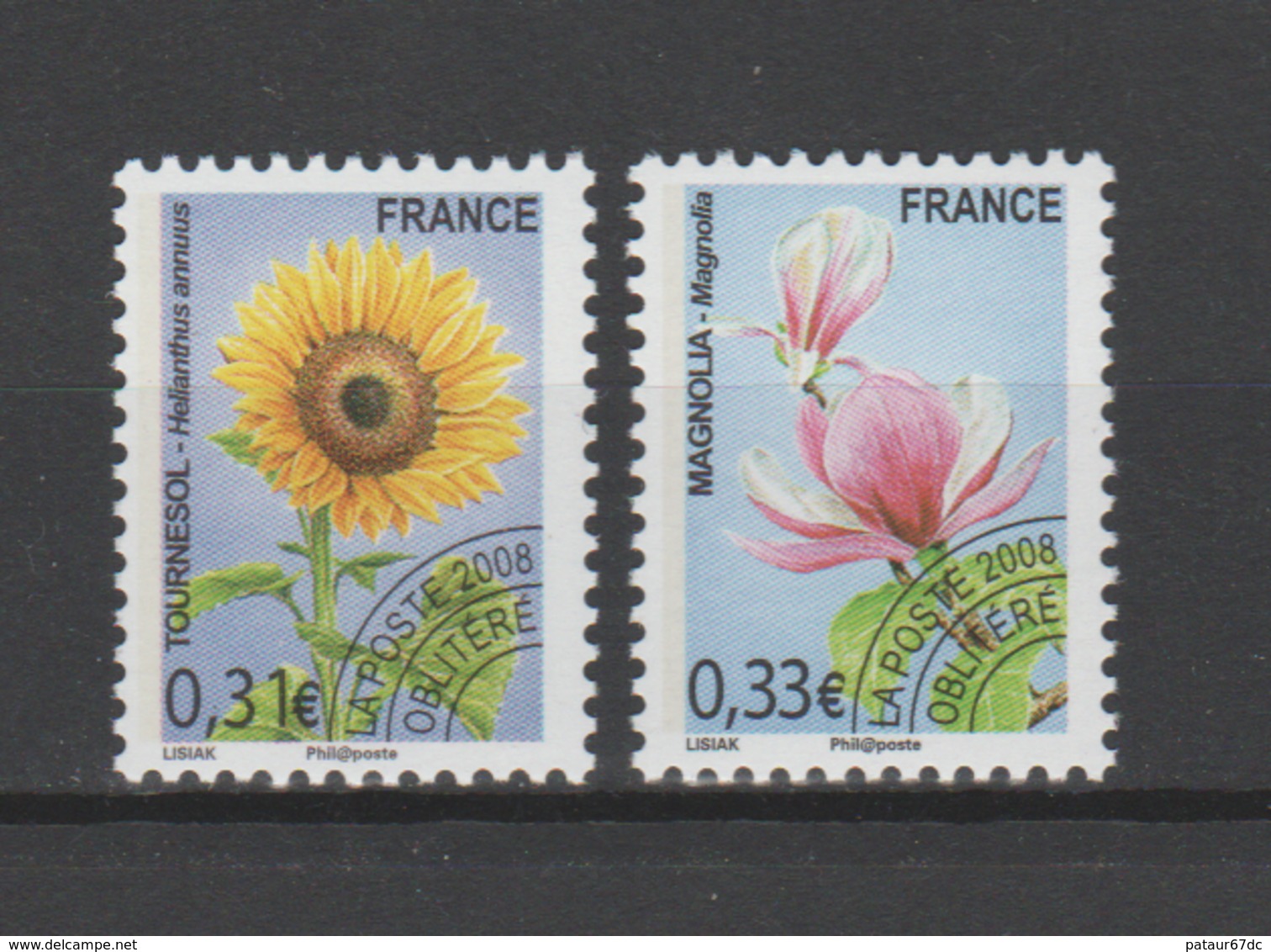 FRANCE / 2008 / Y&T PREO N° 257/258 ** : Flore (1ère Série) - (série Complète 2 TP) - Gomme D'origine Intacte - 1989-2008
