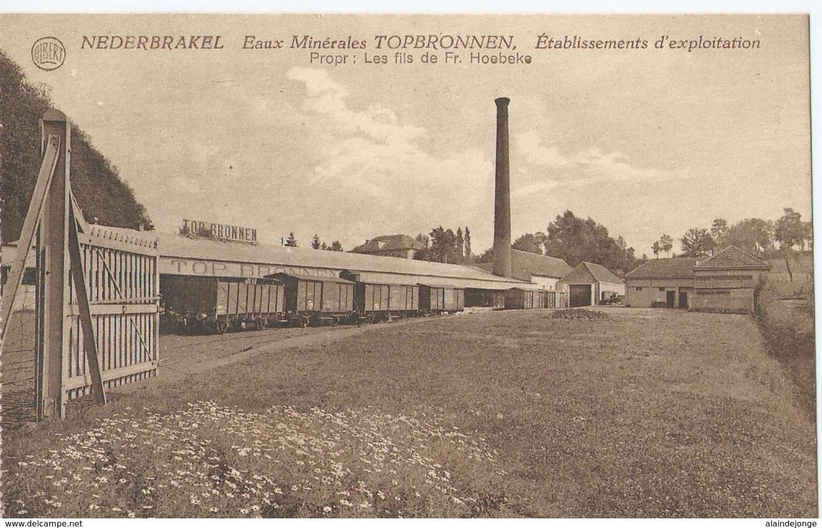 Nederbrakel - Eaux Minérales TOPBRONNEN - Etablissements D' Exploitation - Prop. Les Fils De Fr. Hoebeke - Albert - Andere & Zonder Classificatie