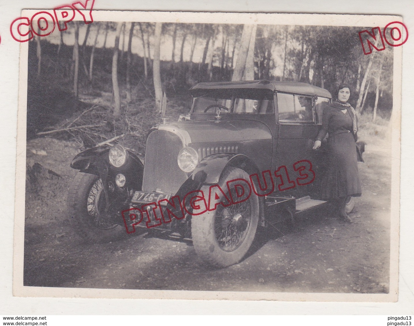 Au Plus Rapide Superbe Plan Voiture Ancienne Voisin Beau Format Très Bon état - Automobili