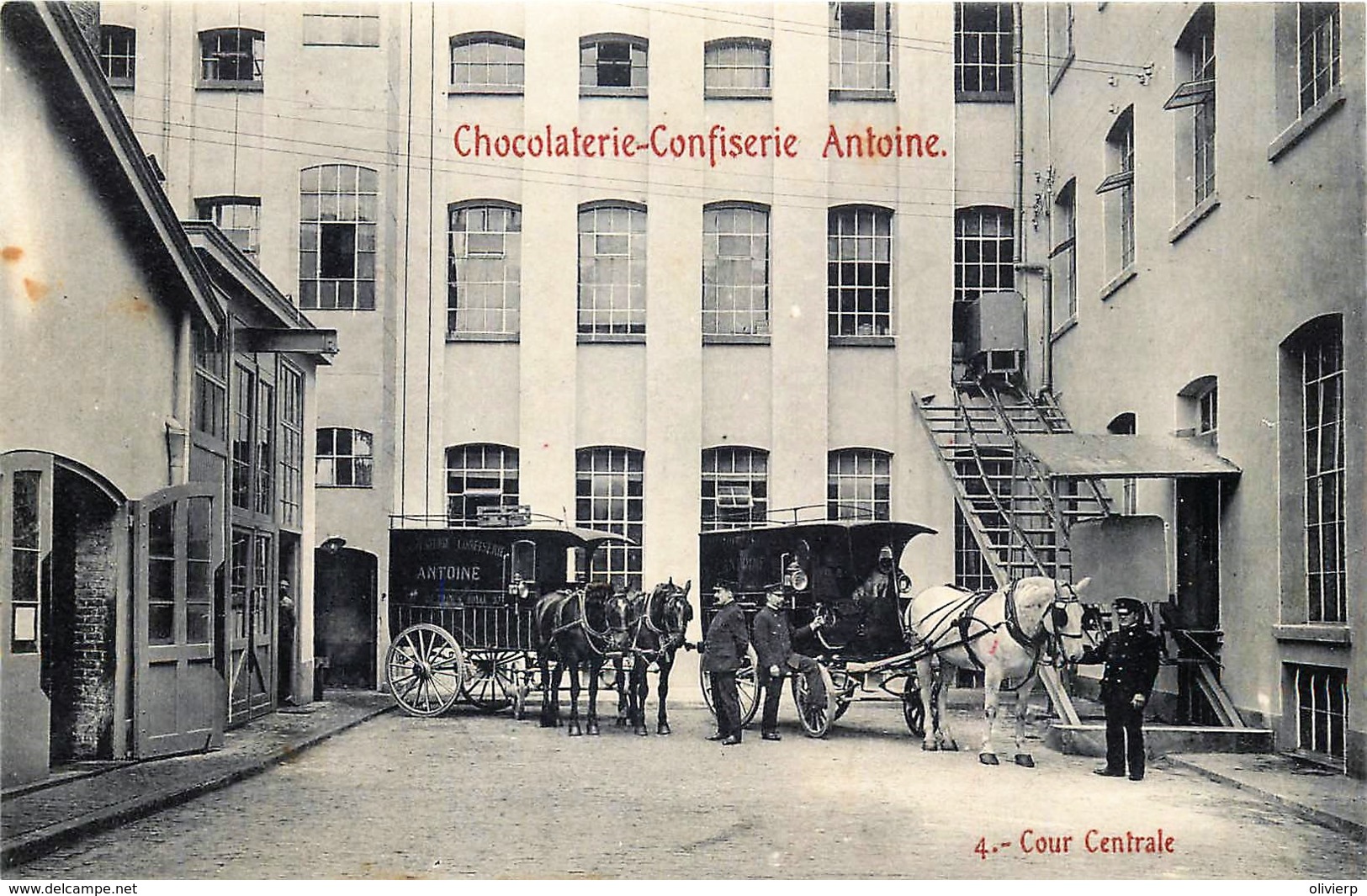 Bruxelles-Ixelles - Série Complète De La Chocolaterie-Confiserie ANTOINE - Ixelles - Elsene