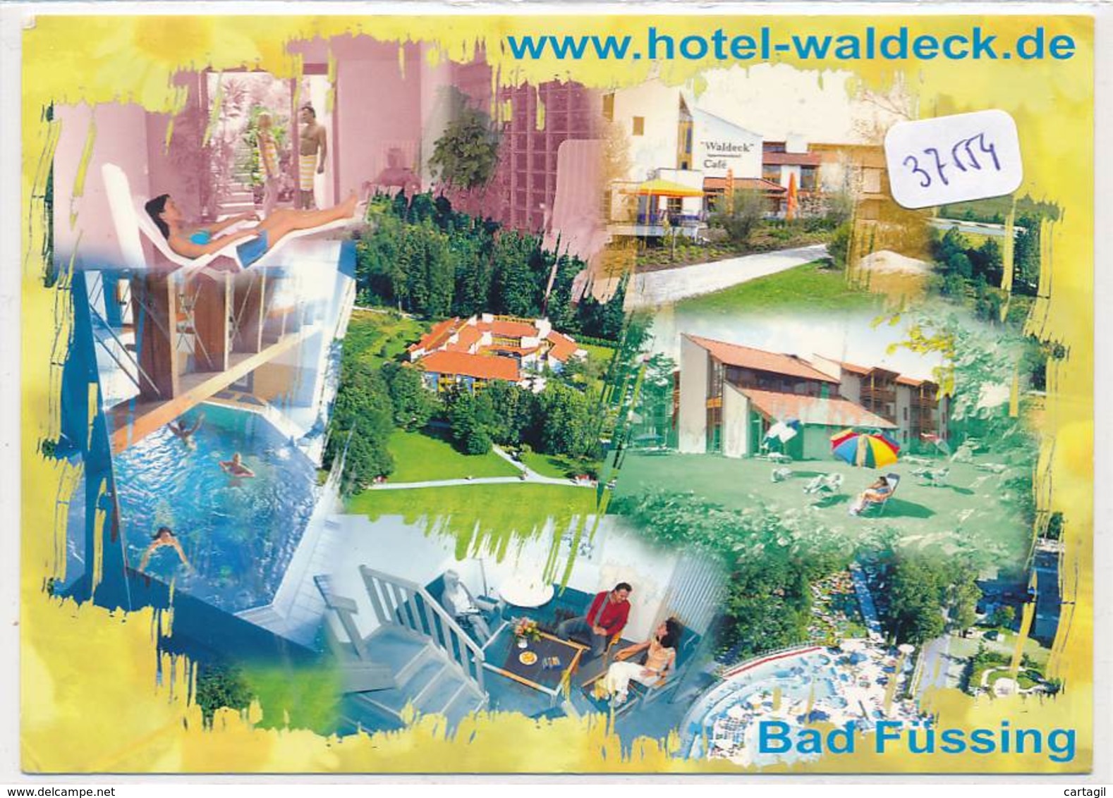 CPM GF - 37554 -Allemagne Bad Füssing Hotel Waldeck- Envoi Gratuit - Bad Fuessing