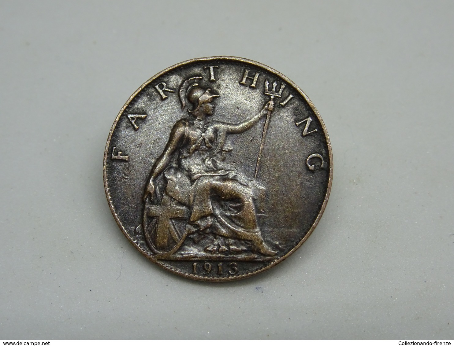 Moneta Farthing Gregore V 1913 England - Altri & Non Classificati