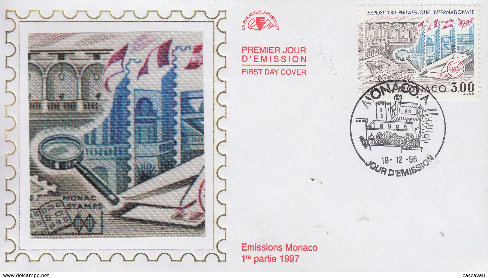 Enveloppe  FDC  1er  Jour    MONACO    Exposition    Philatélique   Internationale   1996 - Esposizioni Filateliche