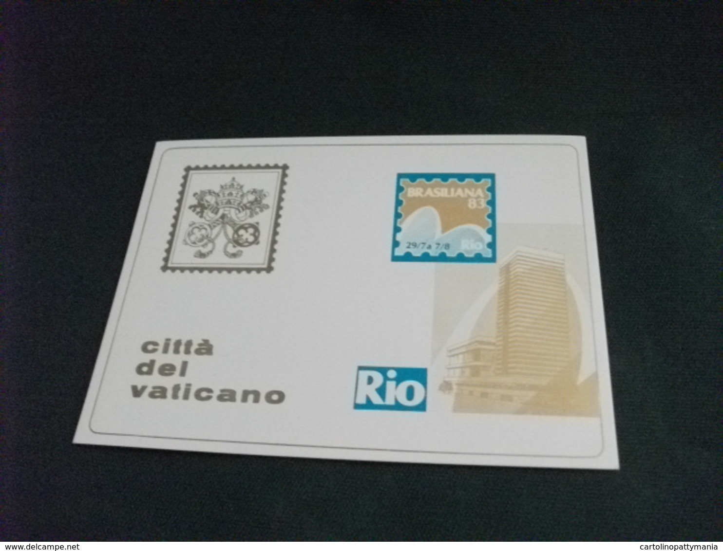 BRASILIANA 83 RIO CARTOLINA CITTA' DEL VATICANO - Vaticano