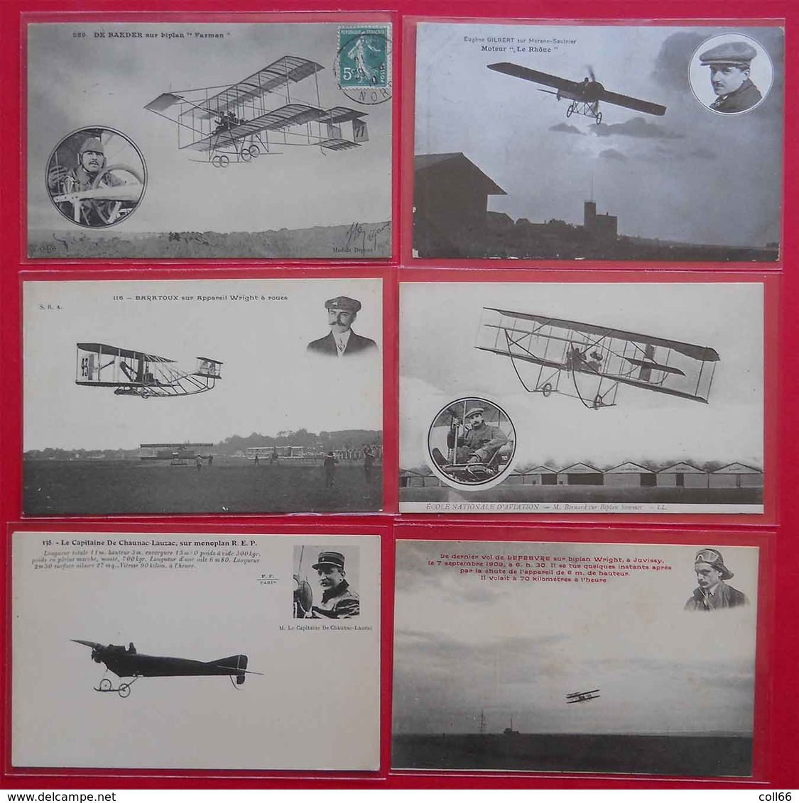 RARE Lot 24 CPA Old Postcards Avions Et Pilotes Aviation Driver And  And Airplanes 1909-1919 éditeurs Divers Dos Scanné - Aviateurs