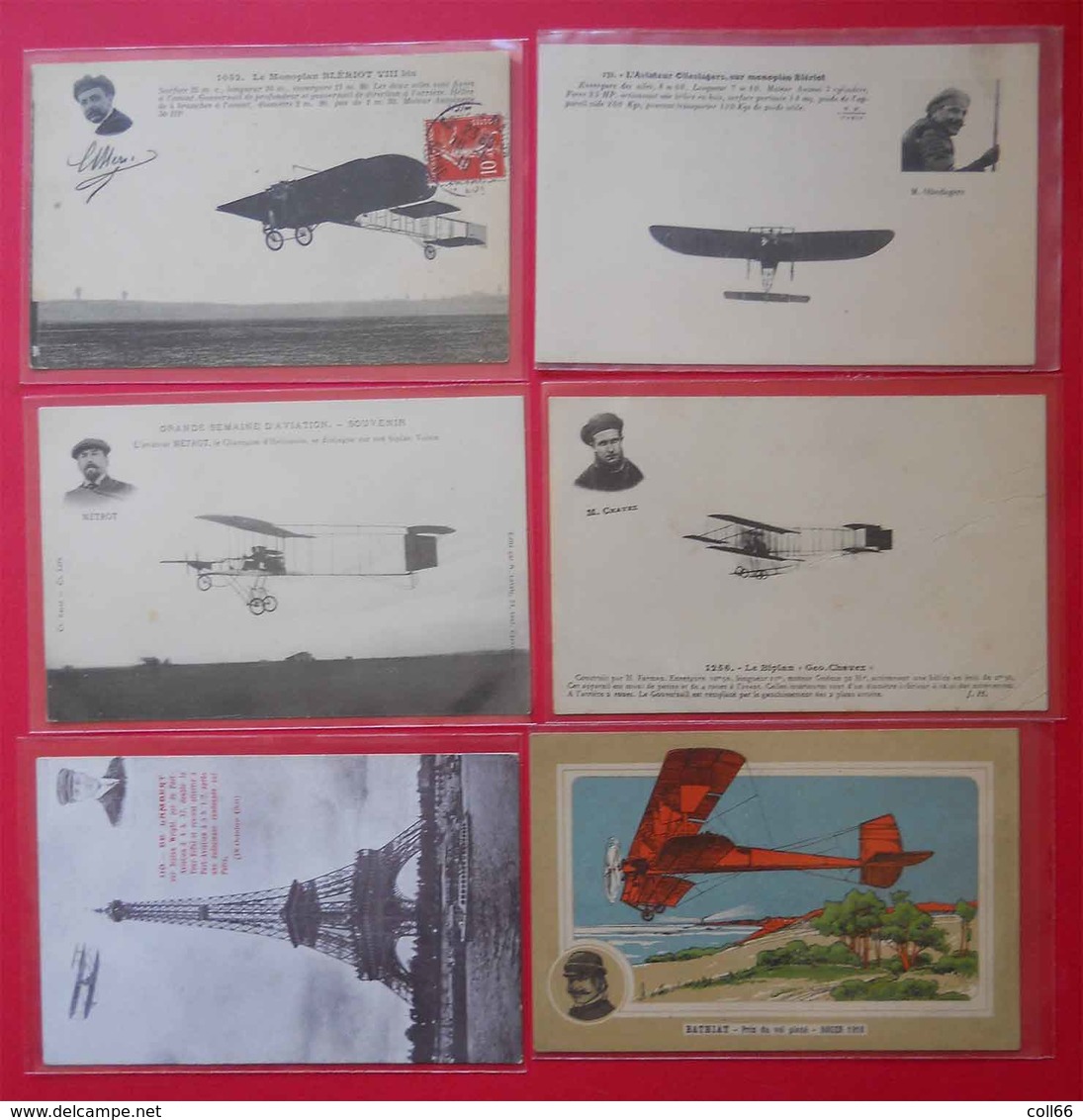 RARE Lot 24 CPA Old Postcards Avions Et Pilotes Aviation Driver And  And Airplanes 1909-1919 éditeurs Divers Dos Scanné - Aviateurs