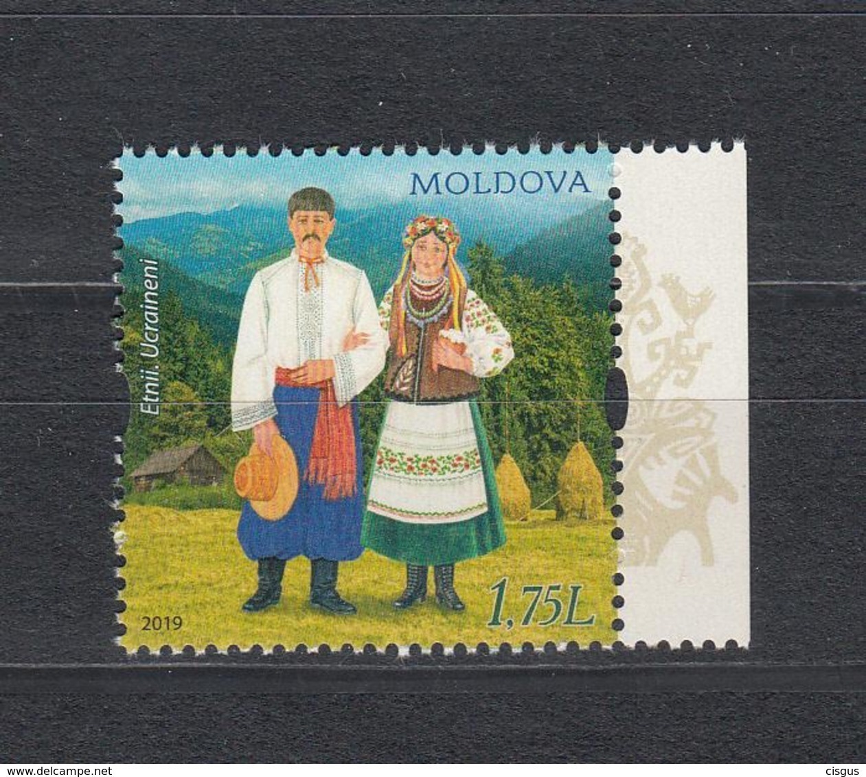 Moldova Moldawien MNH** 2019  Costuemes Ethnic Groupe Ukraine  Mi 1084 - Moldawien (Moldau)