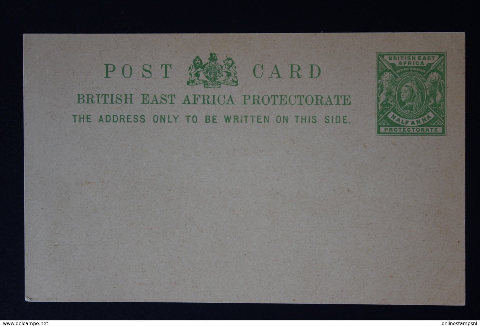 BRITISH EAST AFRICA: 2 POSTCARDS NGK 7 USED AND UNUSED MOMBASSA 14-10-1897 - Africa Orientale Britannica