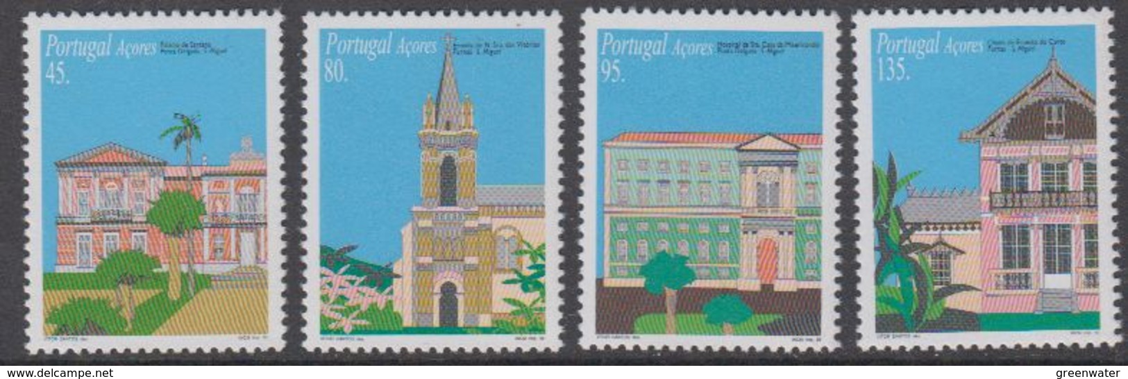 Azores 1995 Architecture 4v  ** Mnh (44331) - Ongebruikt