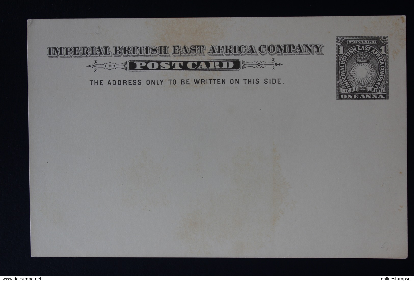 BRITISH EAST AFRICA: POSTCARD HG P2 UNUSED - British East Africa