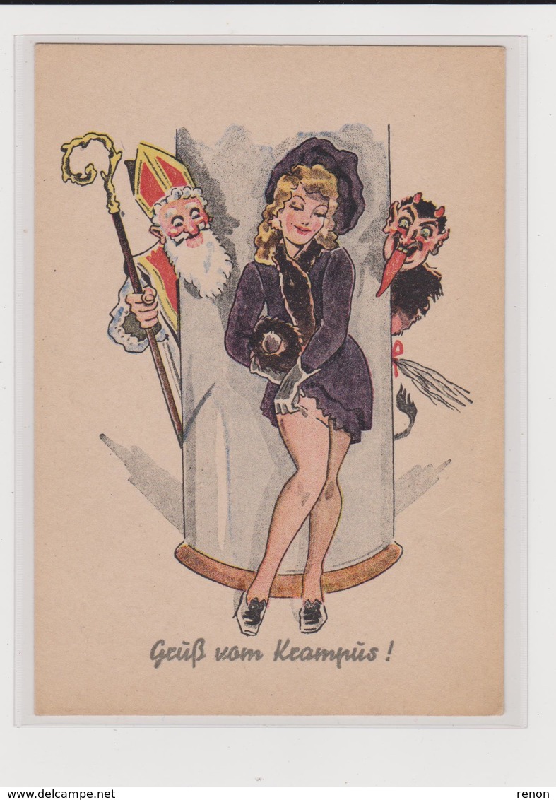 Gruss Aus Krampus 1947 - Saint-Nicolas