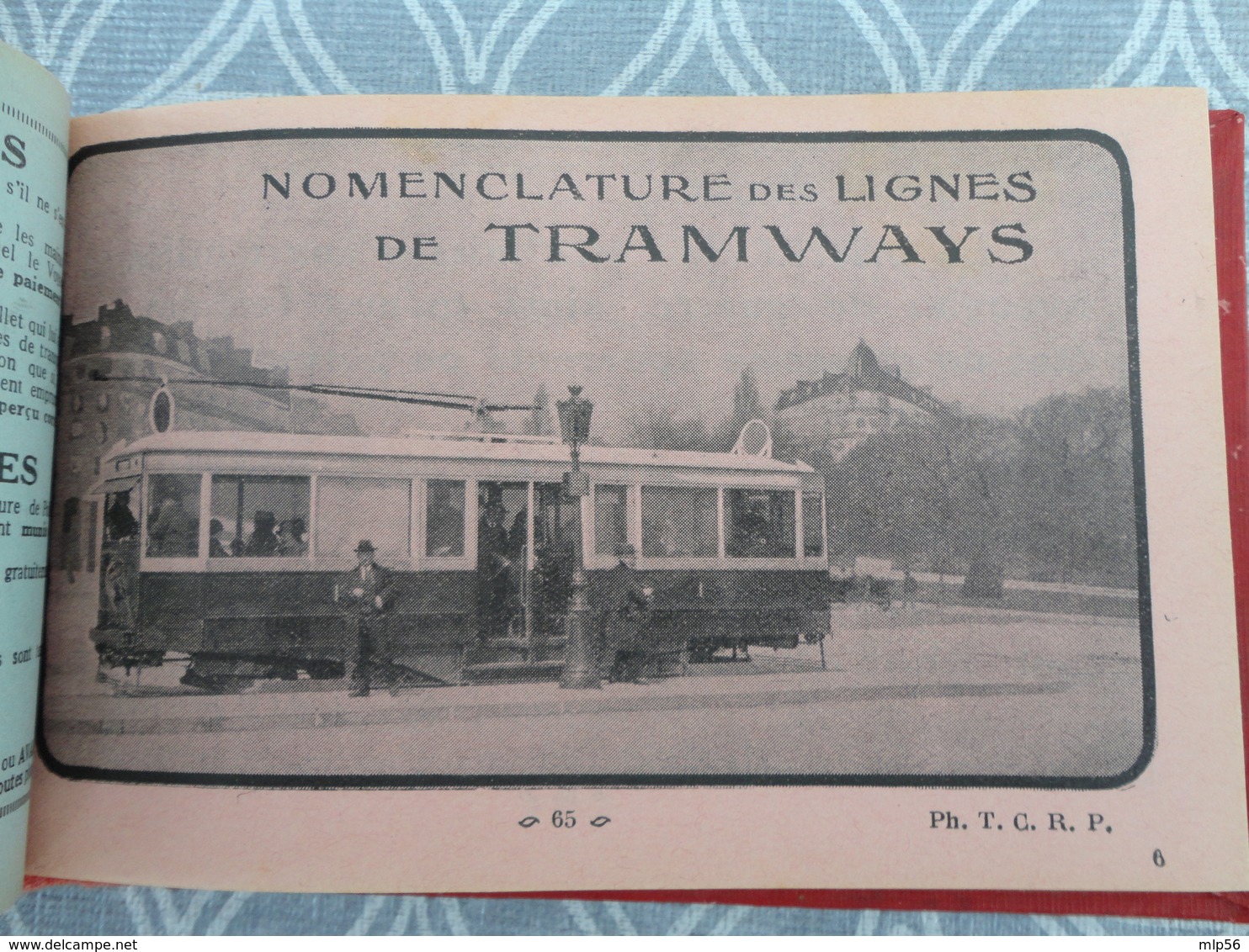 GUIDE OFFICIEL ROUGE AUTOBUS TRAMWAYS PARIS ET SON PERIMETRE 280 PAGES BON ETAT - Europa