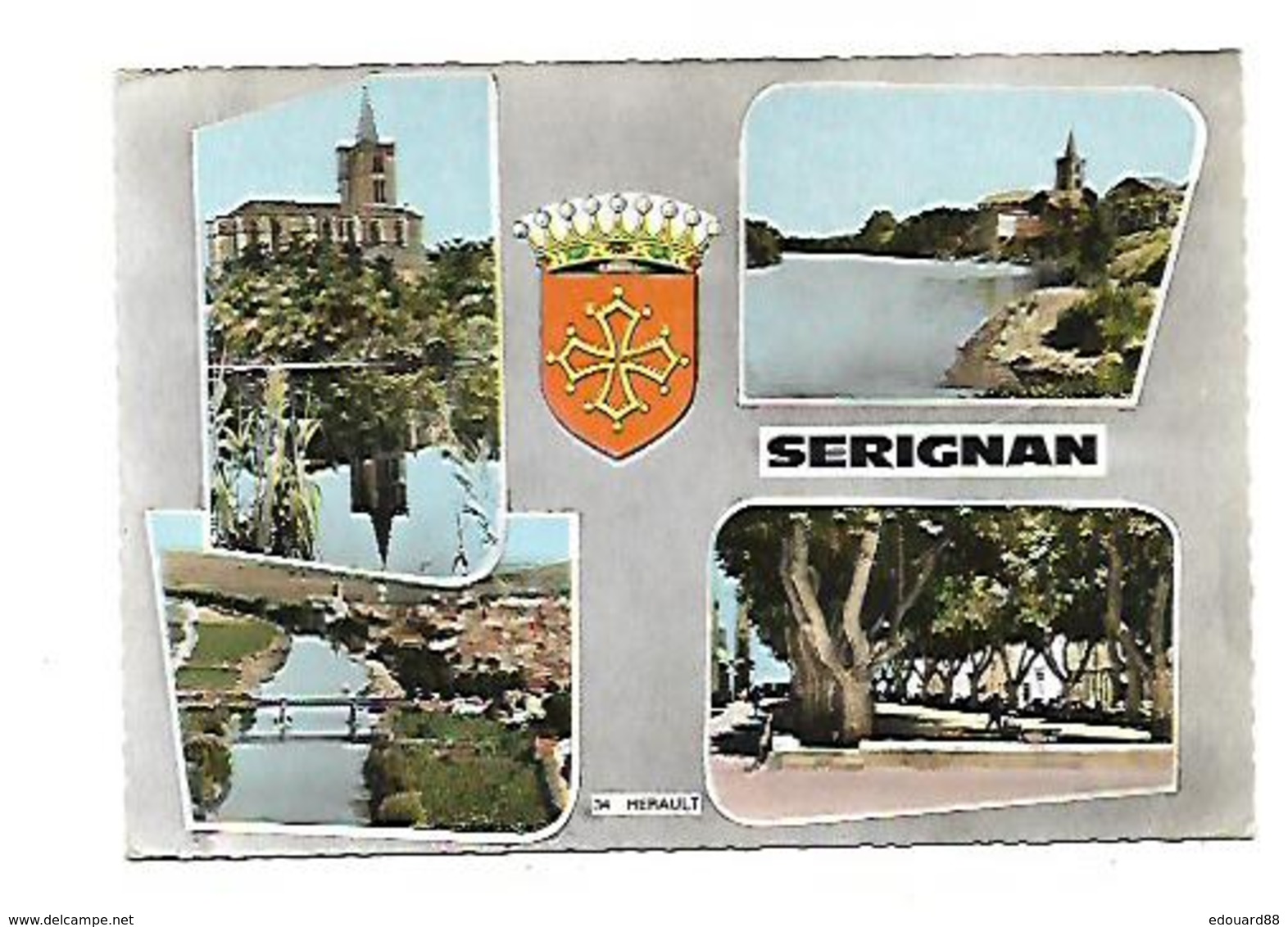 SERIGNAN CARTE MULTIVUES - Other & Unclassified