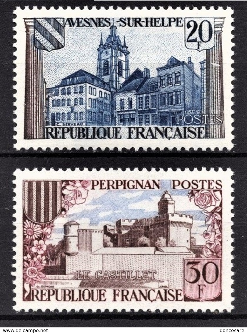 FRANCE 1959 - Y.T. N° 1221 ET 1222  - NEUFS** /1 - Neufs