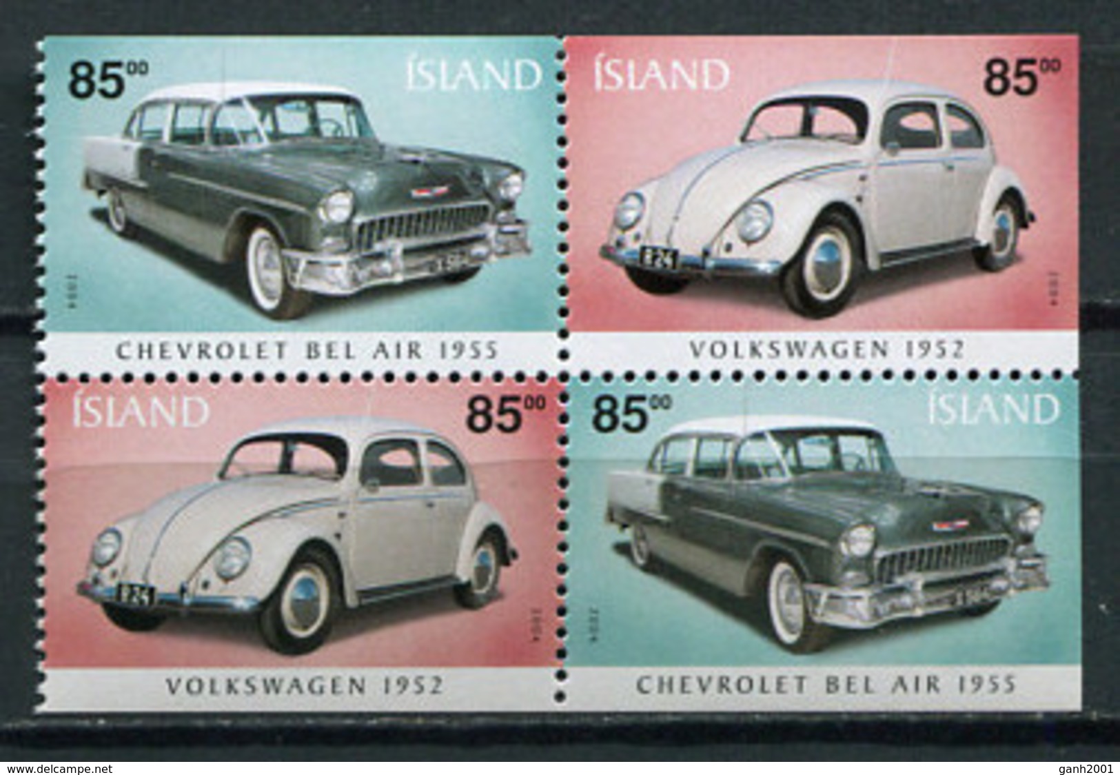 Iceland 2004 Islandia / Cars MNH Coches Autos / Cu3434  18-28 - Coches