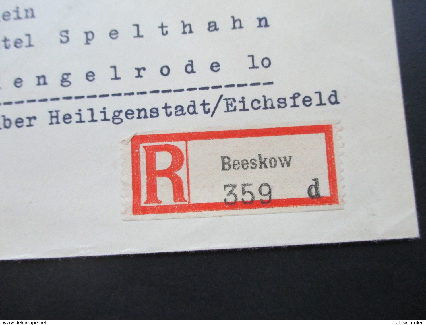 3. Reich 1944 10 Jahre Hilfswerk Mutter Und Kind Satzbrief Nr. 869 / 872 + Hitler Marke Einschreiben Beeskow - Covers & Documents