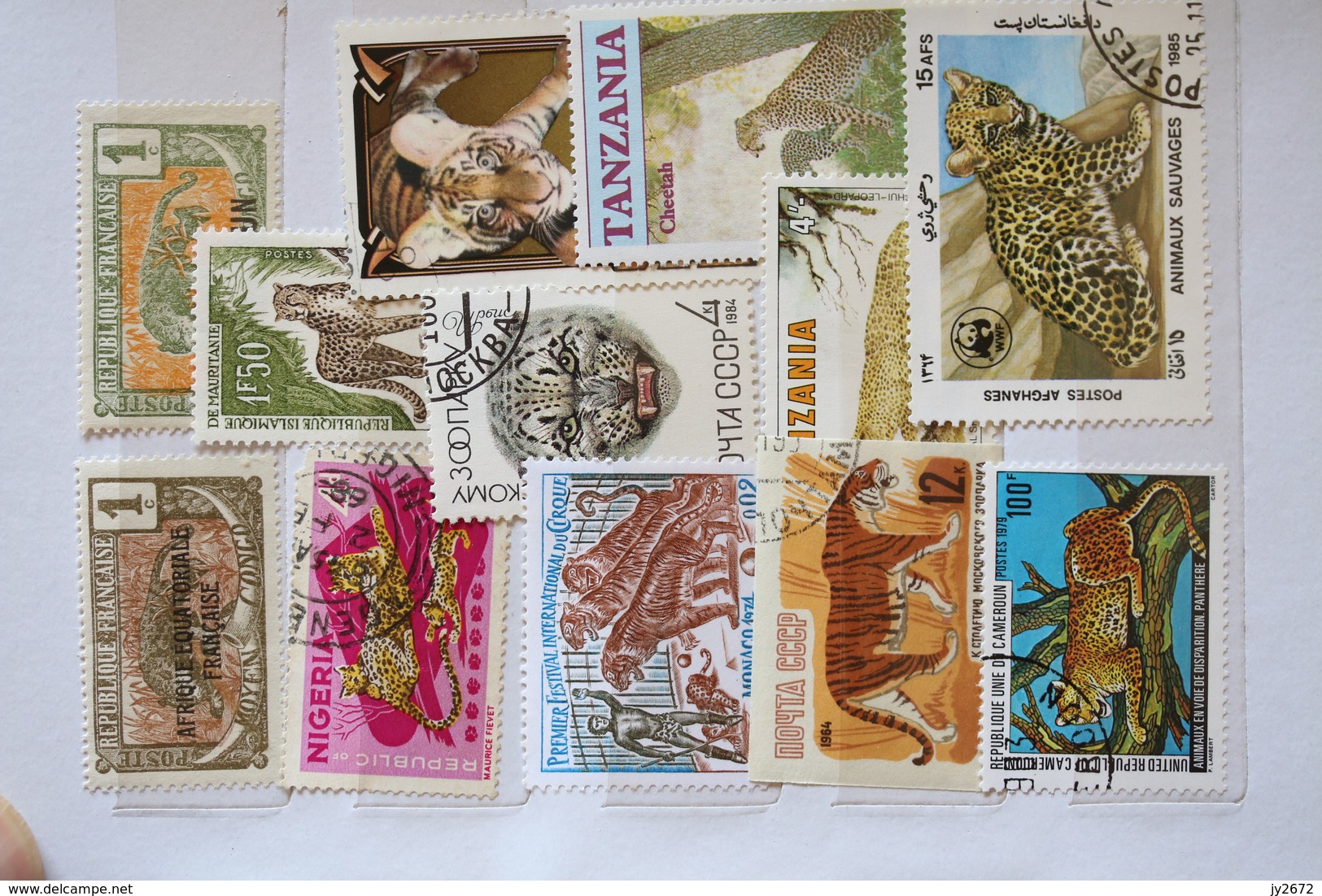 Collection timbres animaux, chiens, chats, insectes, felins etc