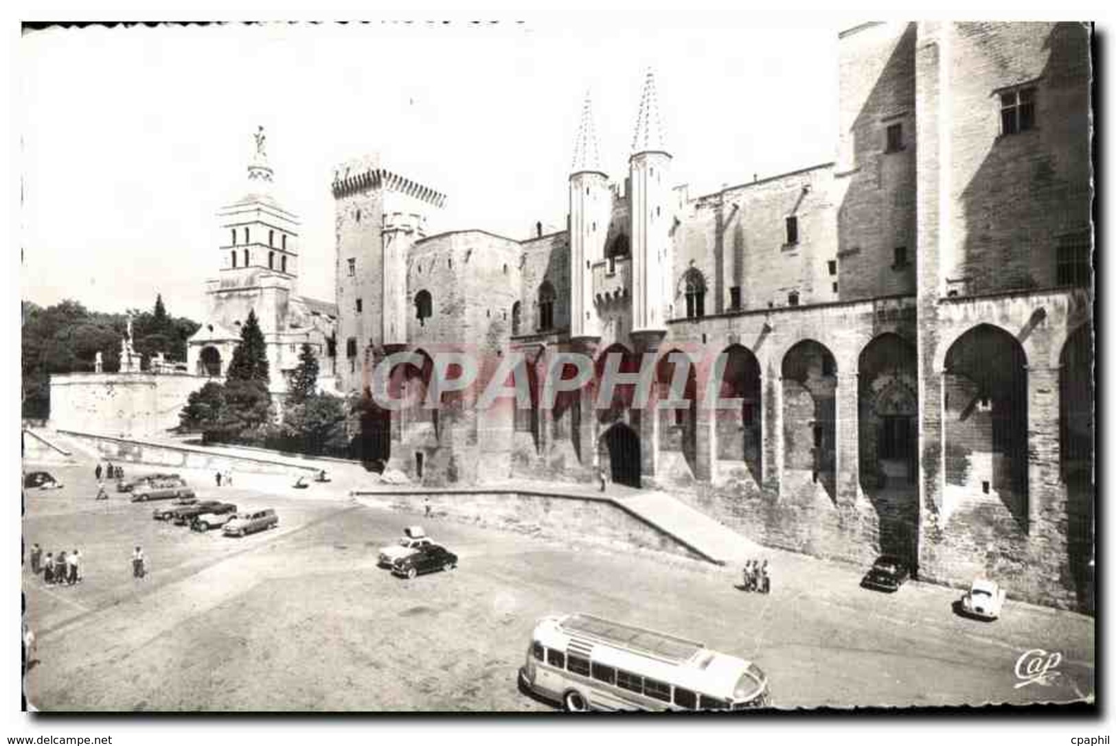 CPA Avignon Le Palais Des Papes - Avignon (Palais & Pont)