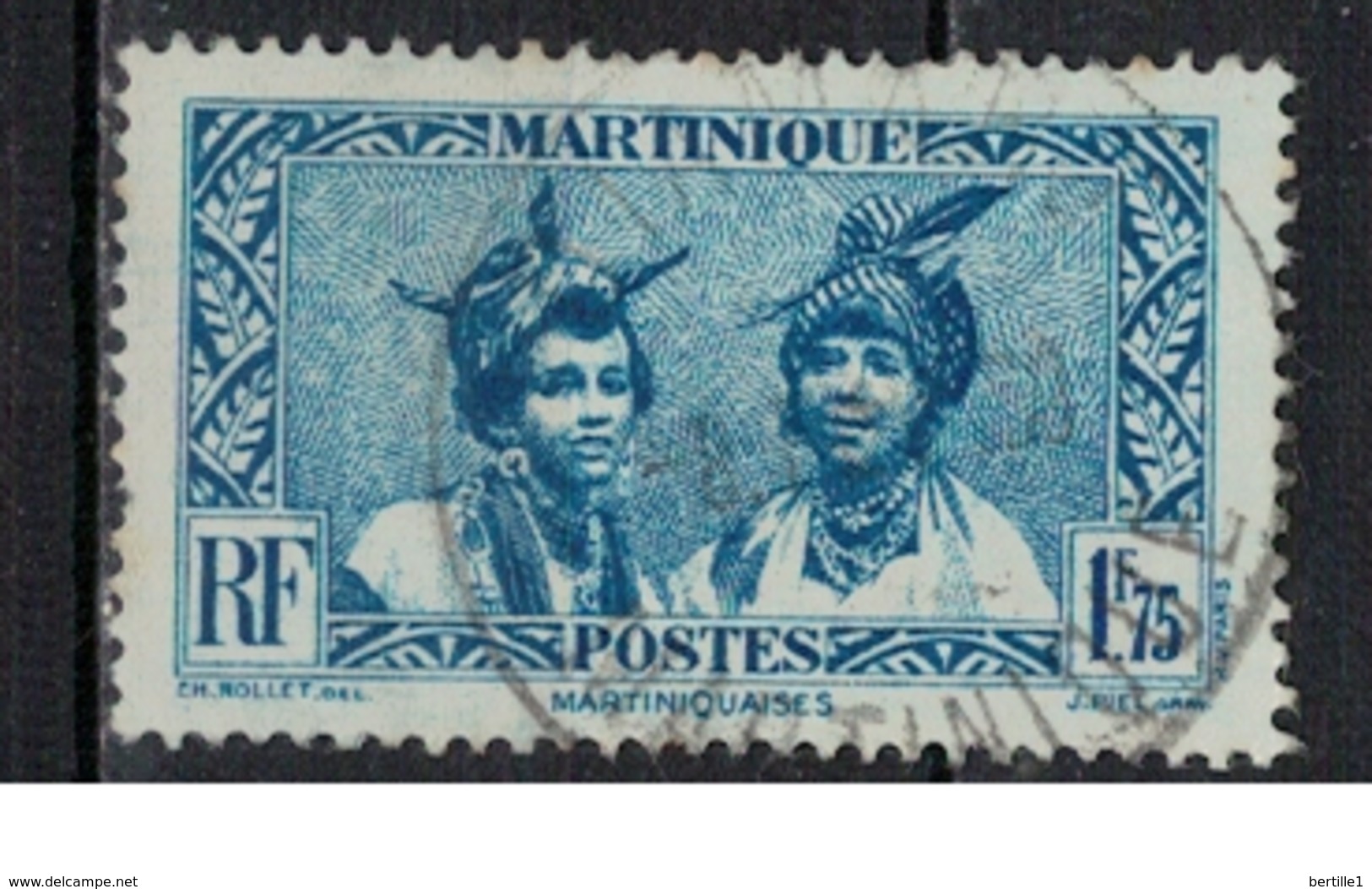 MARTINIQUE               N°     YVERT    149 B   OBLITERE       ( Ob  5/17 ) - Gebraucht