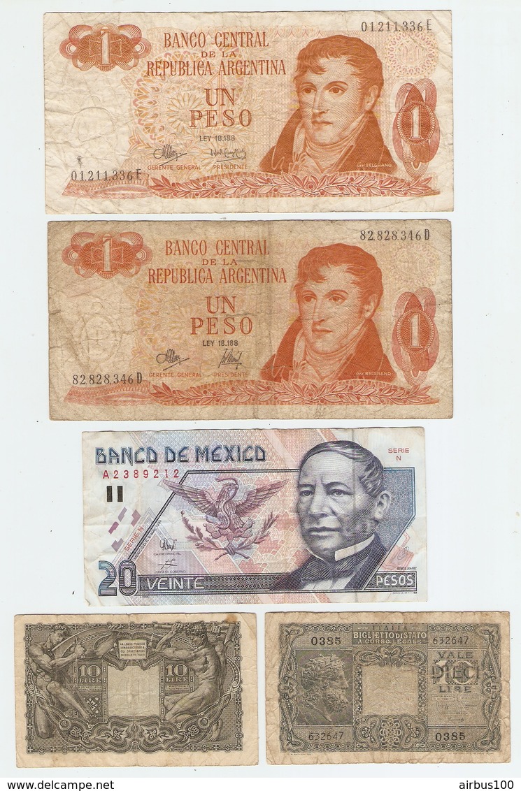 LOT De 15 BILLETS De BANQUE DIFFERENTS PAYS - 15 BANK NOTES DIFFERENT COUNTRIES - 15 NOTAS BANCARIAS DIFERENTES PAÍSES - Vrac - Billets